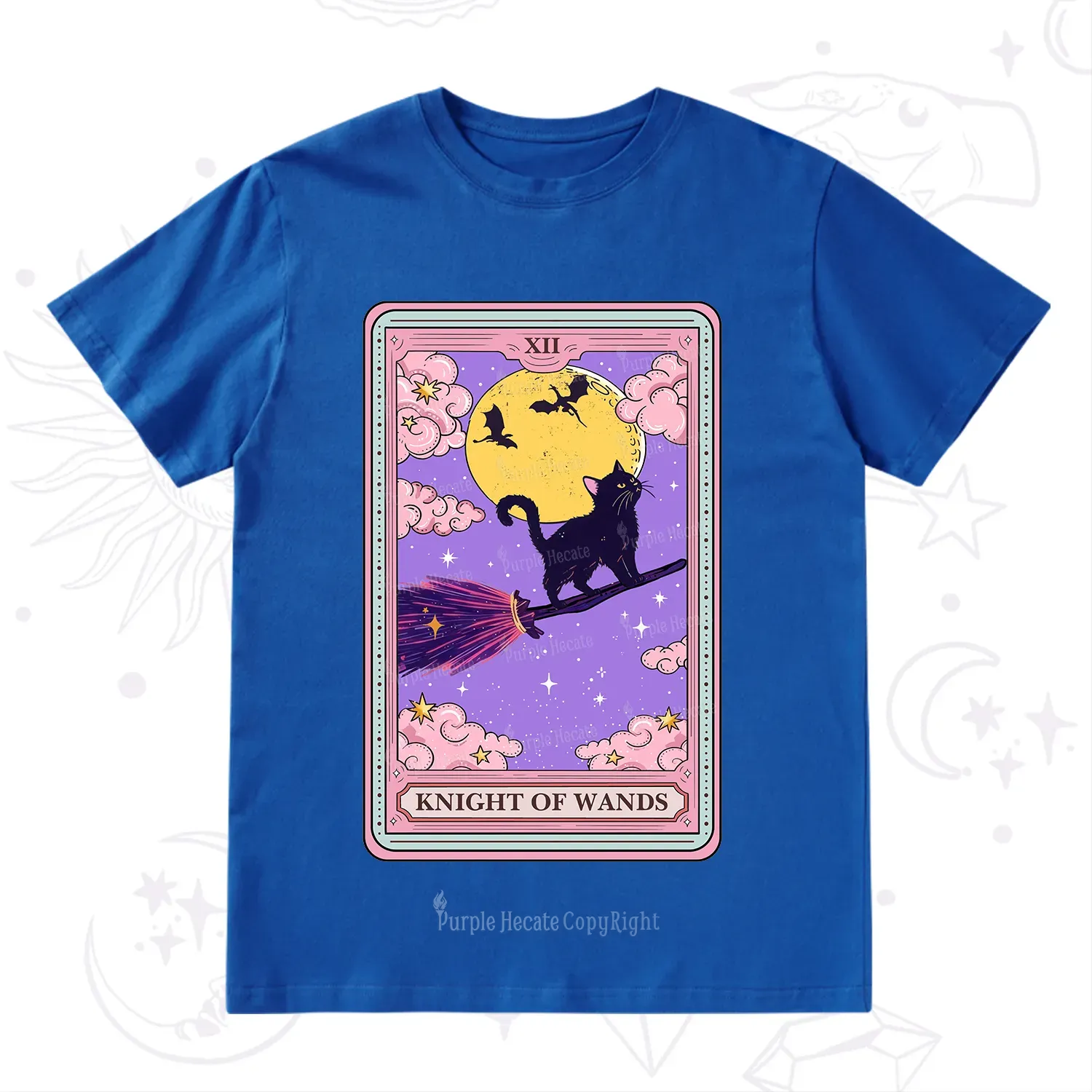 Purplehecate The Knight of Wands Tarot T-Shirt