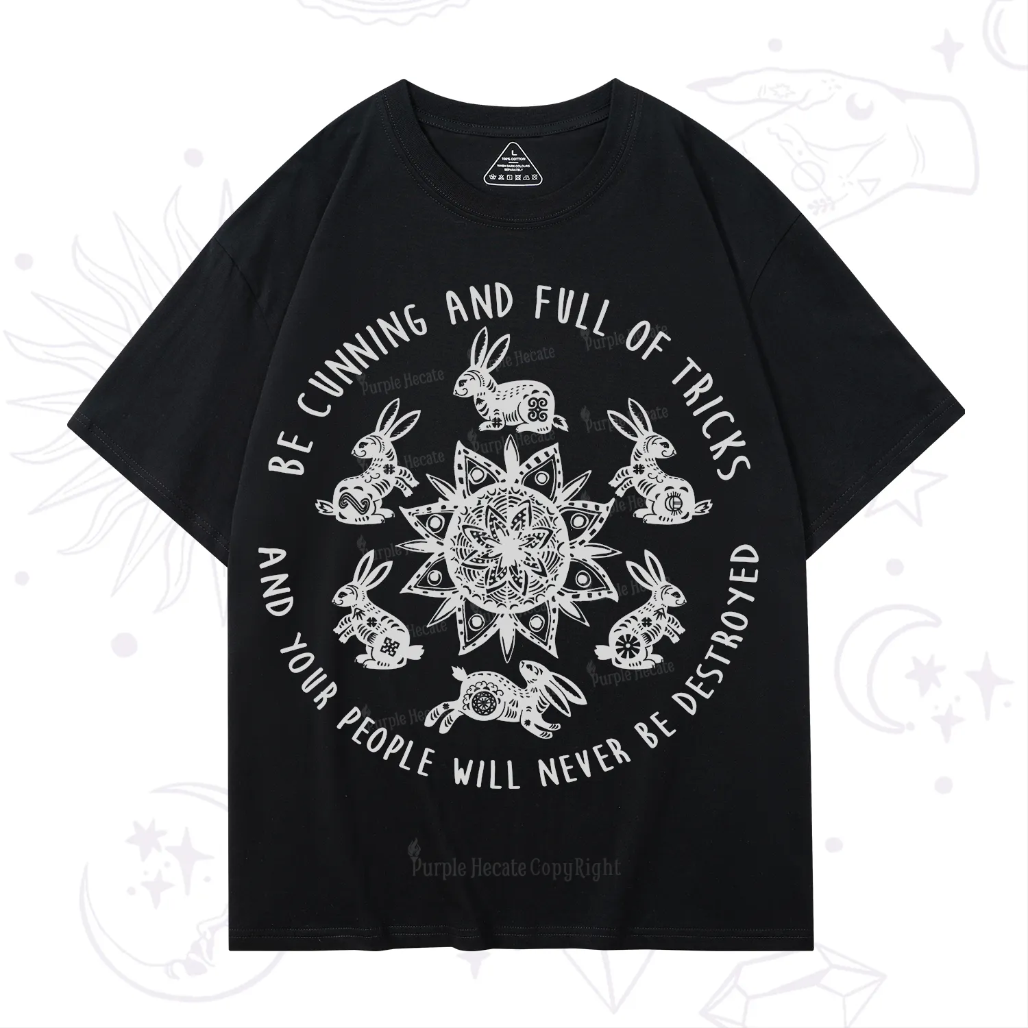 Purplehecate Cunning Rabbit Protection Spell T-Shirt