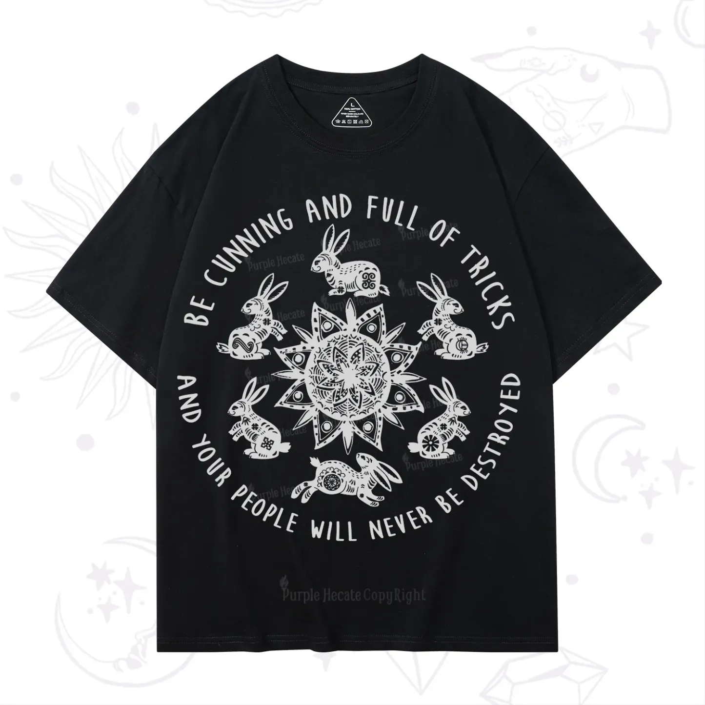Purplehecate Cunning Rabbit Protection Spell T-Shirt