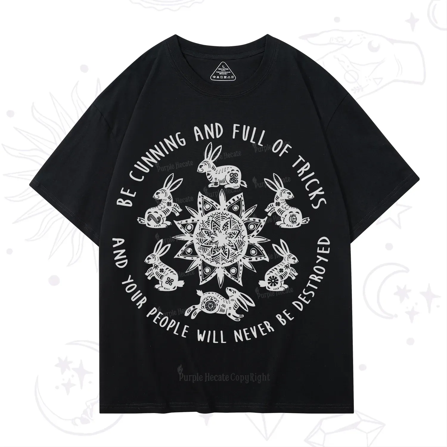 Purplehecate Cunning Rabbit Protection Spell T-Shirt