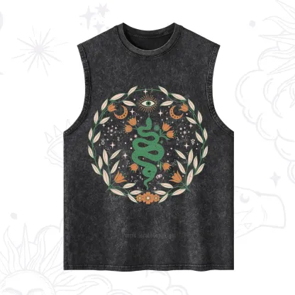 Purplehecate Mystic Serpent Washed Tank