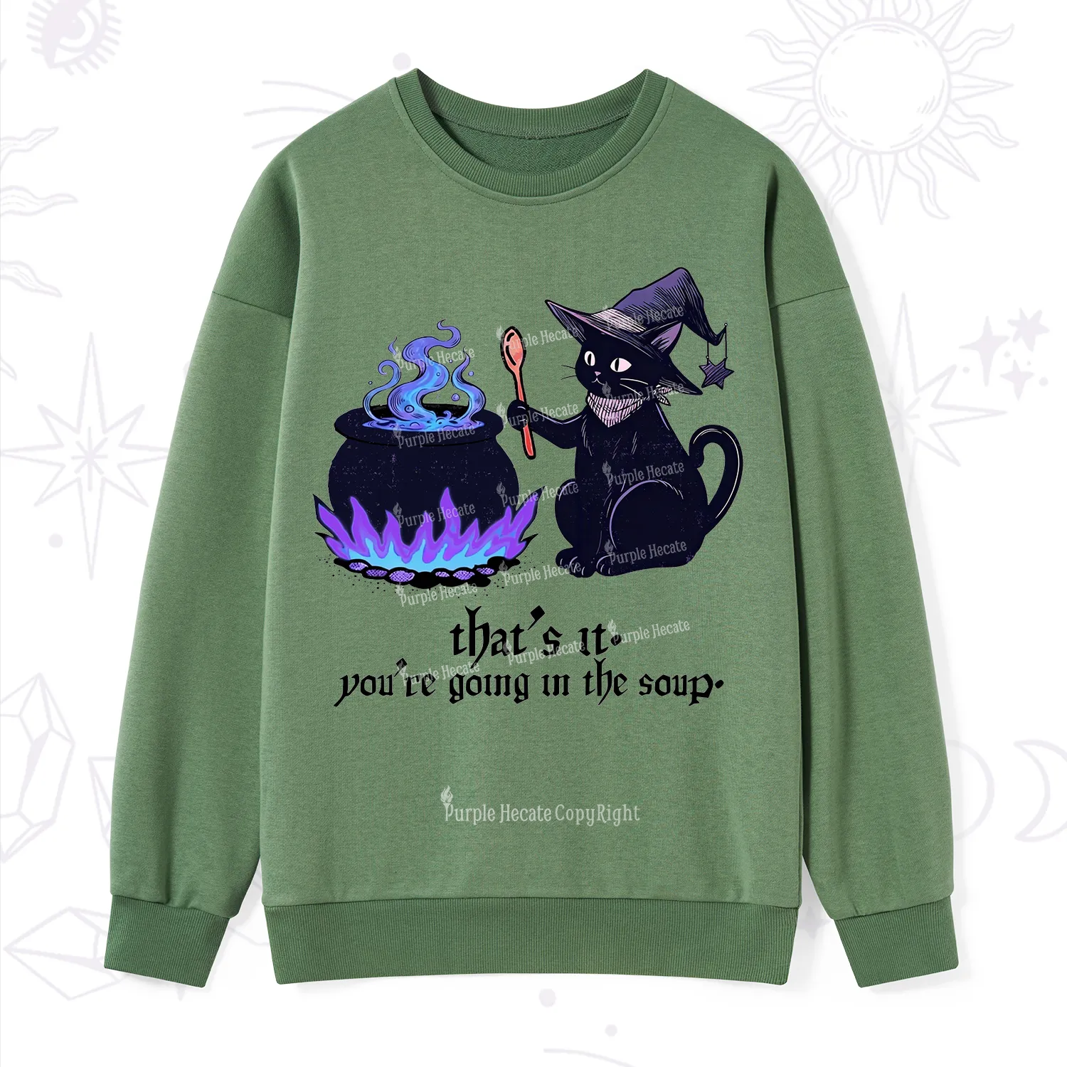 Purplehecate Trust Your Instincts Sweatshirt