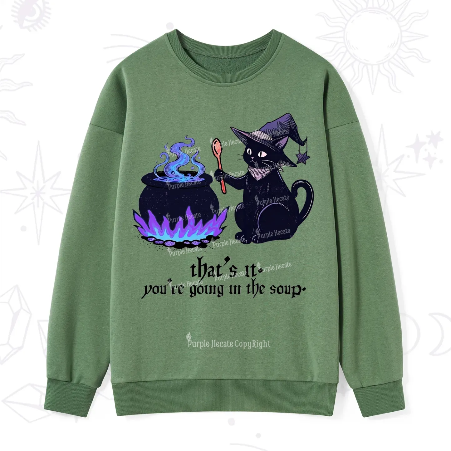 Purplehecate Trust Your Instincts Sweatshirt