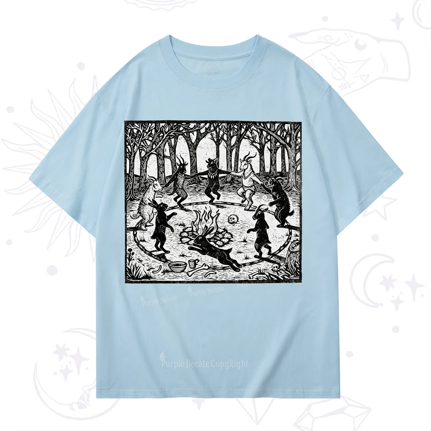 Purplehecate Woodland Rites of the Black Goat T-Shirt