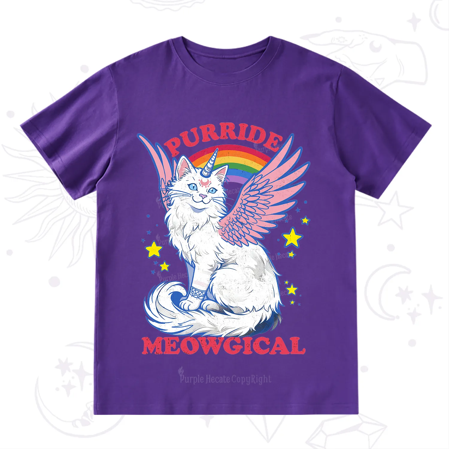 Purplehecate Purride Meowgical T-Shirt