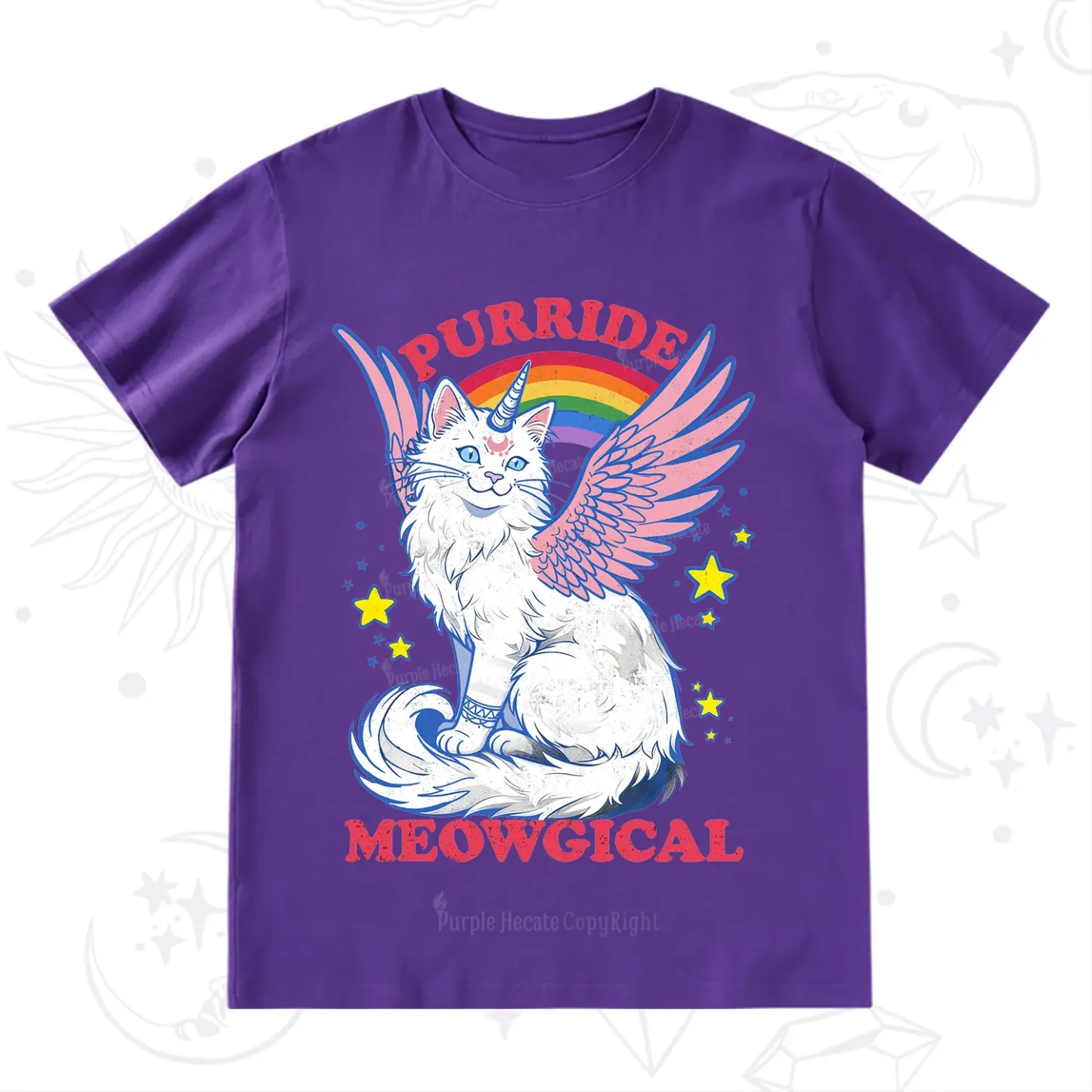 Purplehecate Purride Meowgical T-Shirt
