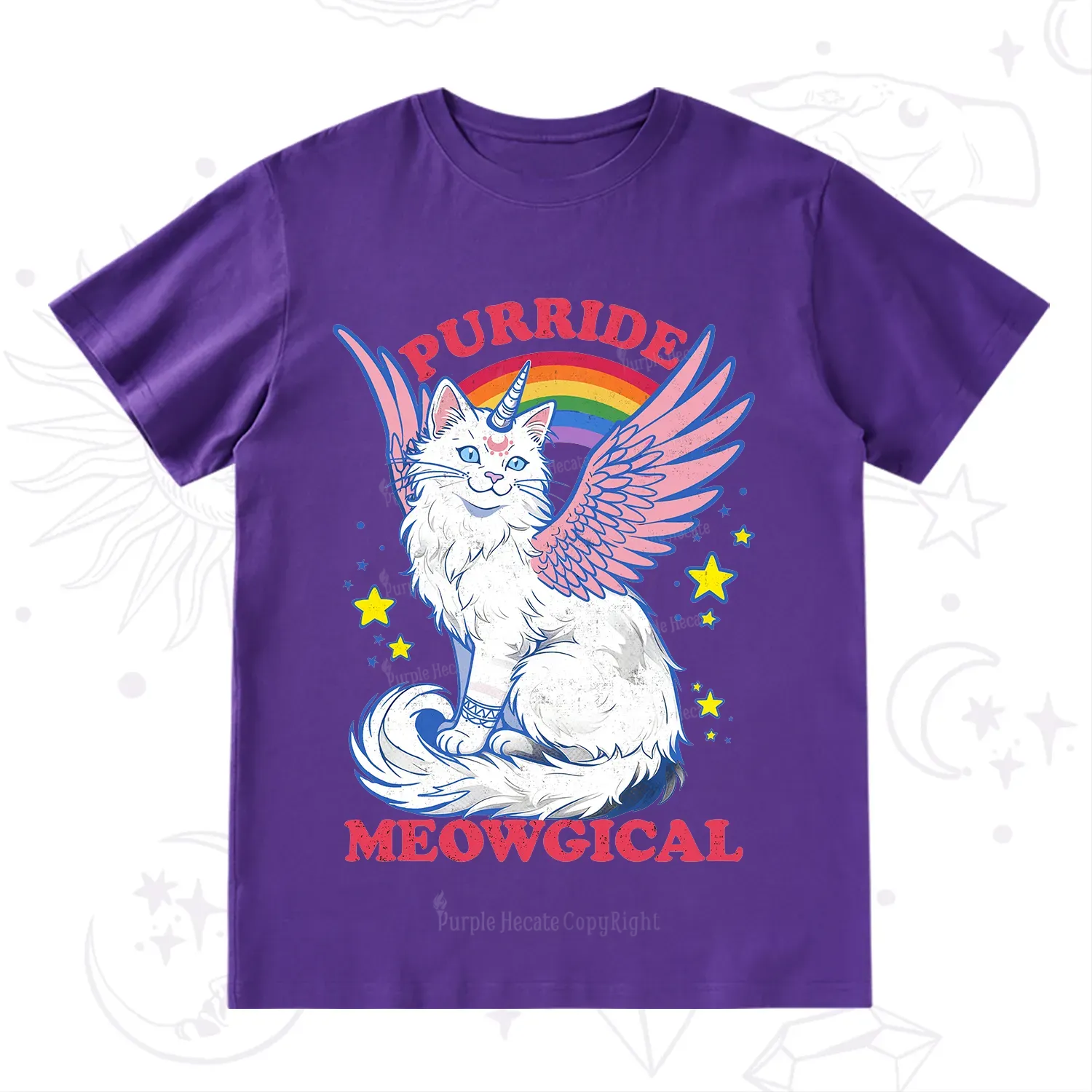 Purplehecate Purride Meowgical T-Shirt