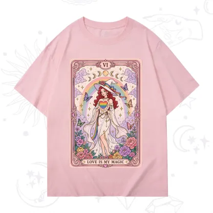 Purplehecate The Love Is My Magic Tarot Pride T-Shirt