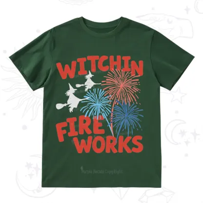 Purplehecate Witchin' Fireworks 4th of July T-Shirt