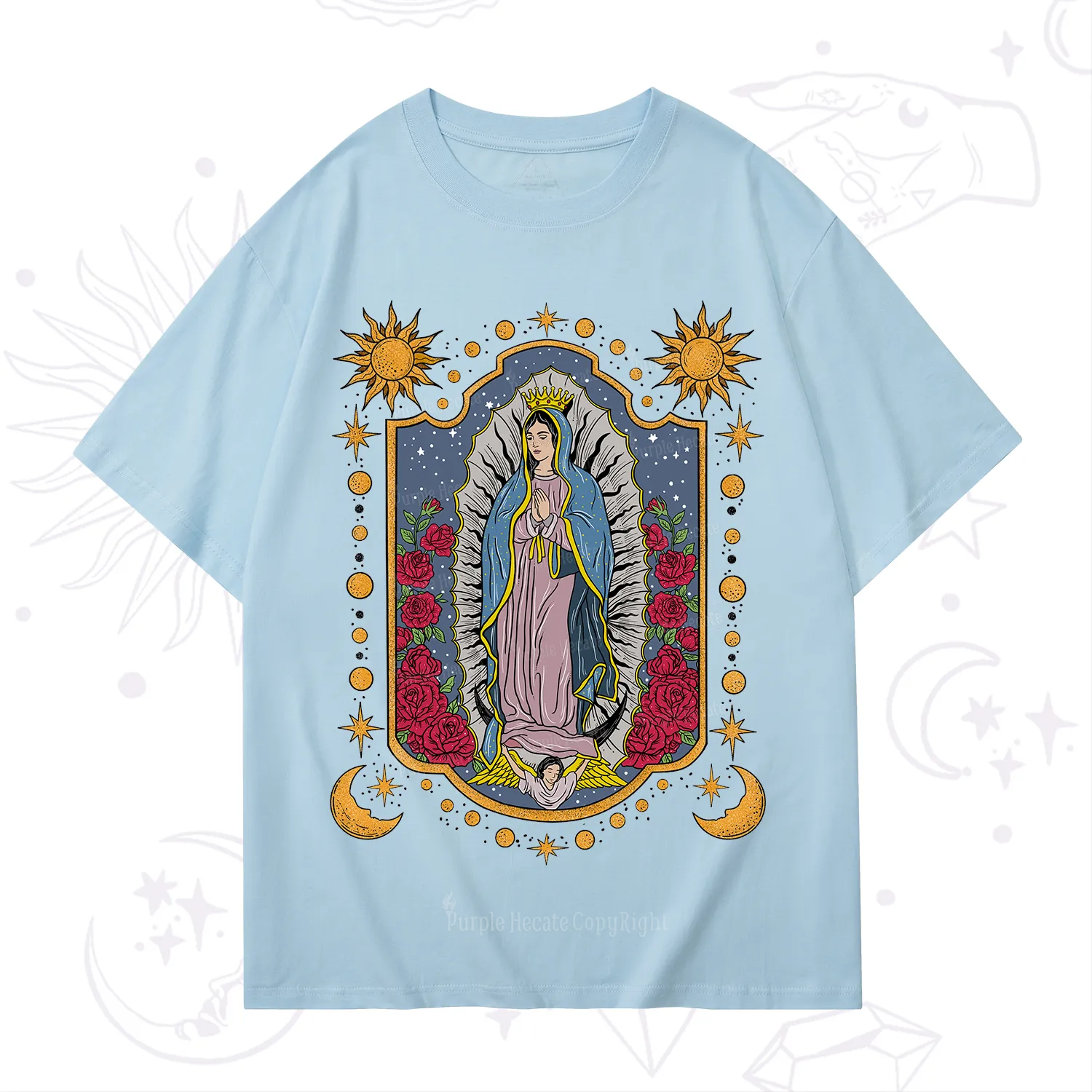 Purplehecate Our Lady of Guadalupe T-Shirt