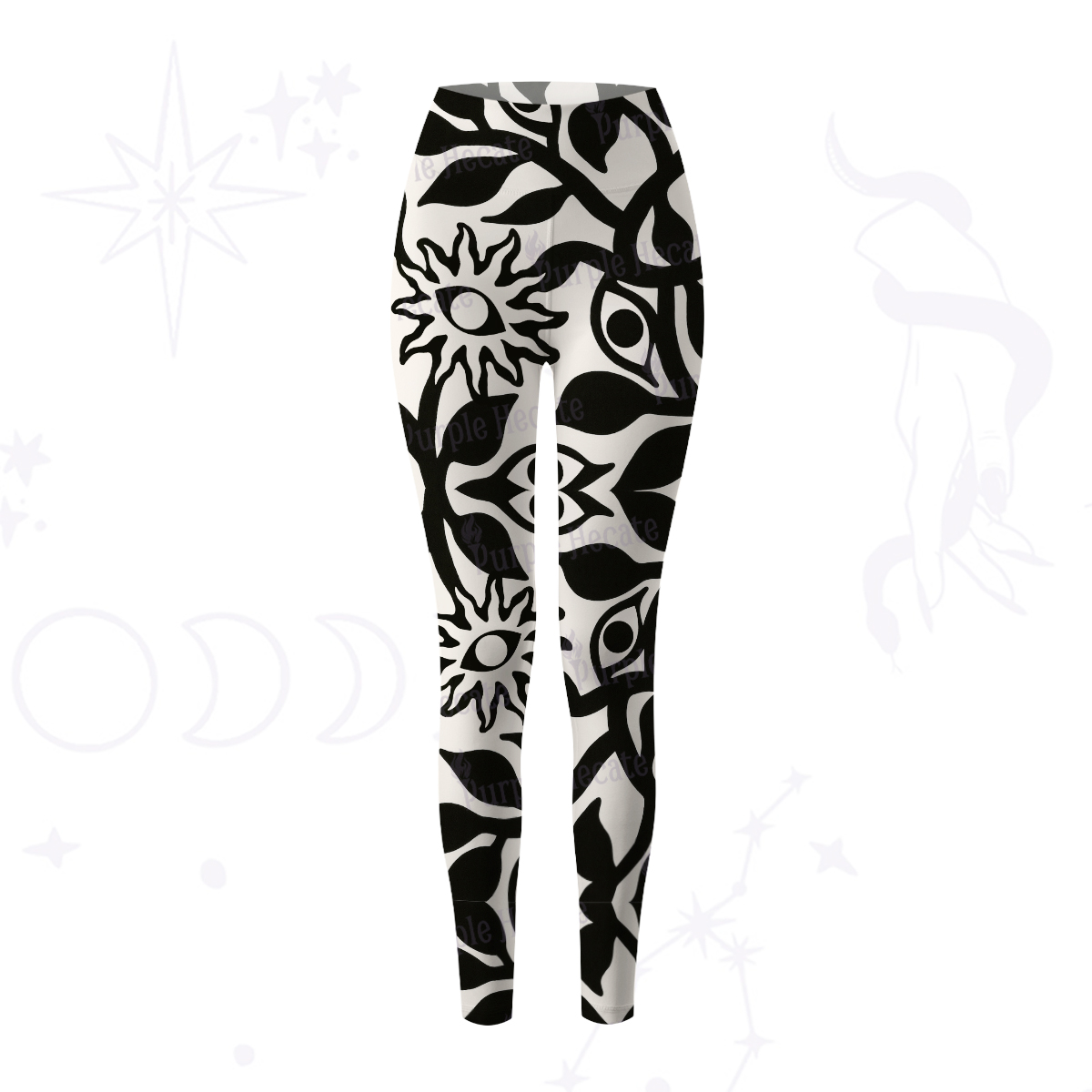 Purplehecate Witchy Sun Gaze Yoga Pants