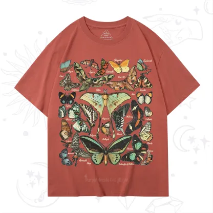 Purplehecate Vintage Butterfly & Moth T-Shirt