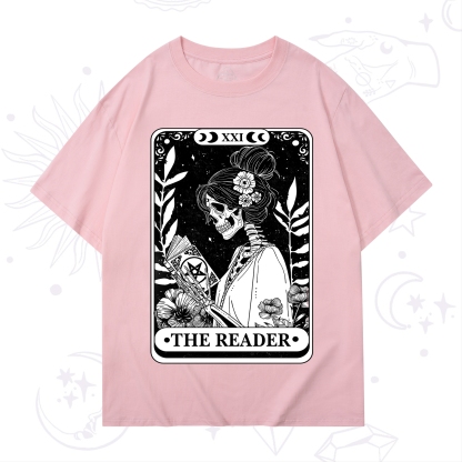 Purplehecate The Reader Skeleton Tarot T-Shirt