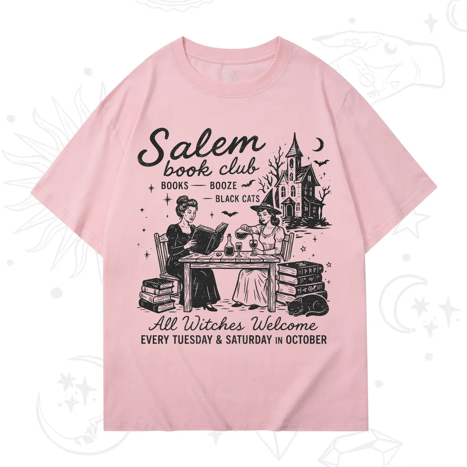 Purplehecate Salem Book Club T-Shirt