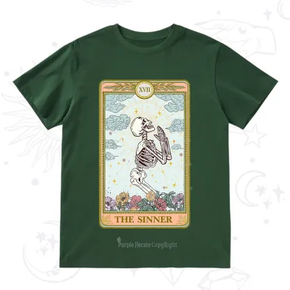 Purplehecate The Sinner Tarot Card T-Shirt