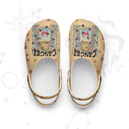 Purplehecate Cancer Spirit Zodiac Rubber Clogs