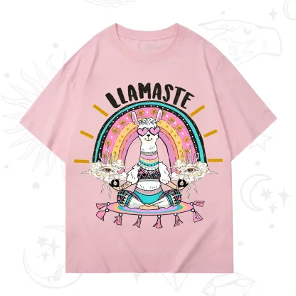 Purplehecate Llama Meditating T-Shirt