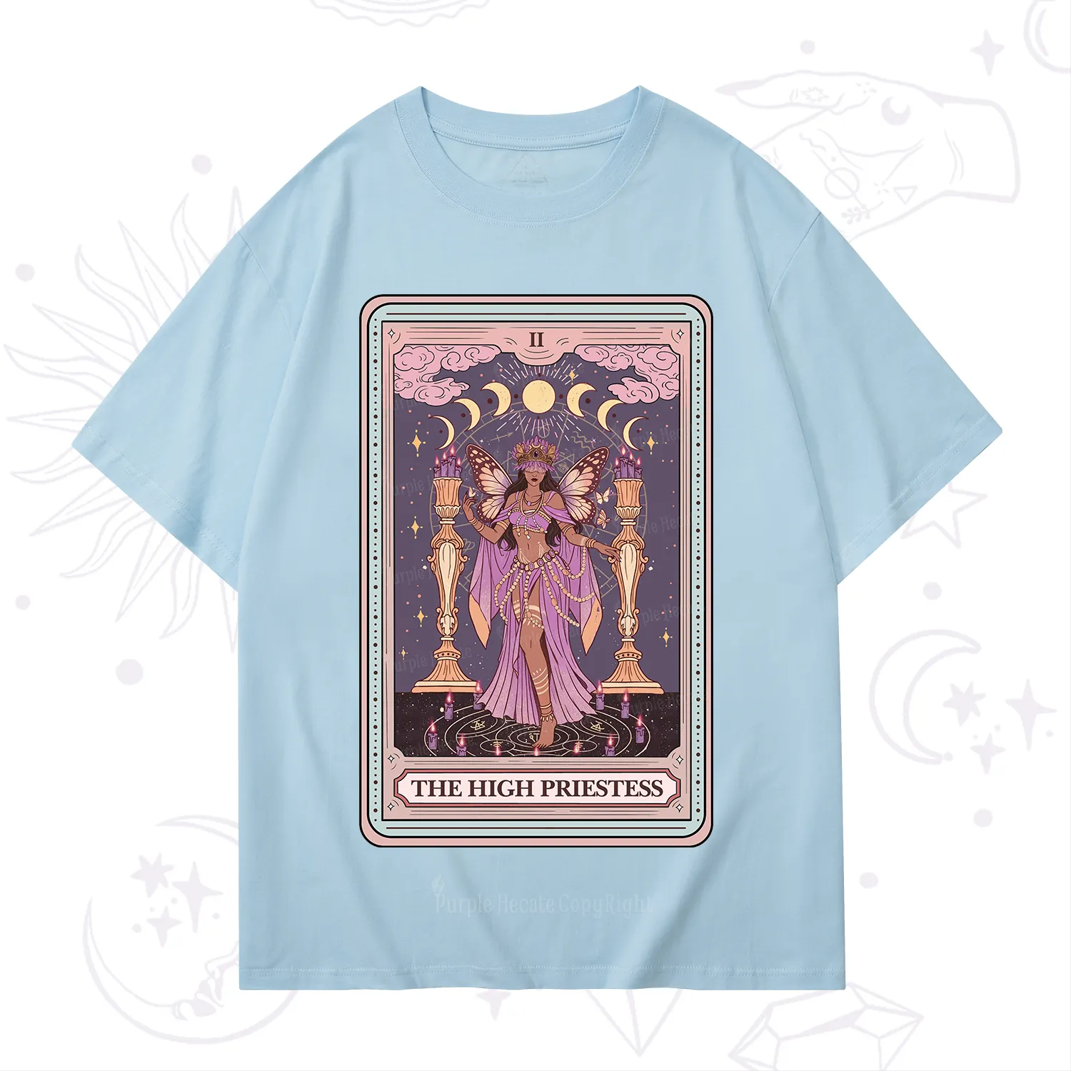 Purplehecate The Mystic High Priestess T-Shirt