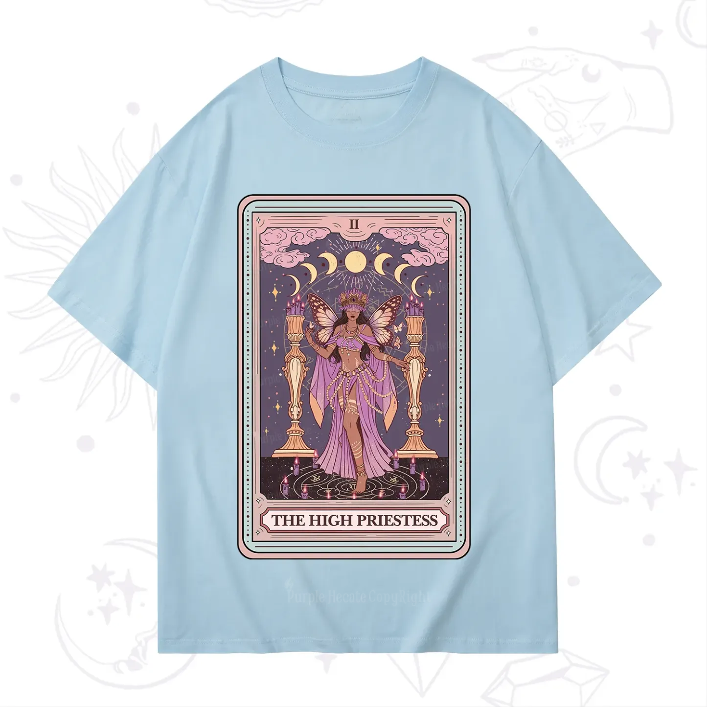 Purplehecate The Mystic High Priestess T-Shirt