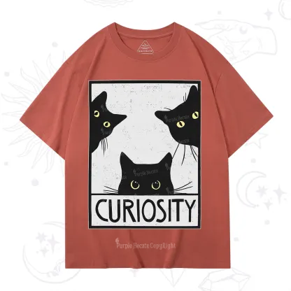 Purplehecate Curiosity Cat T-Shirt