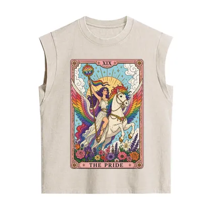 Purplehecate The Pride Tarot Card Vintage Washed Tank