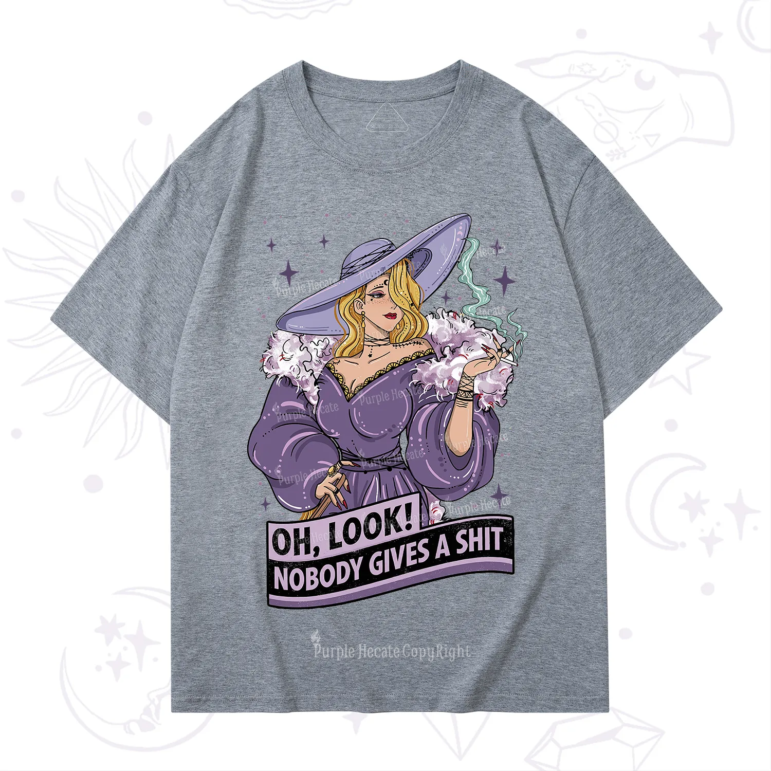 Purplehecate Oh Look Nobody Gives A Shit T-Shirt