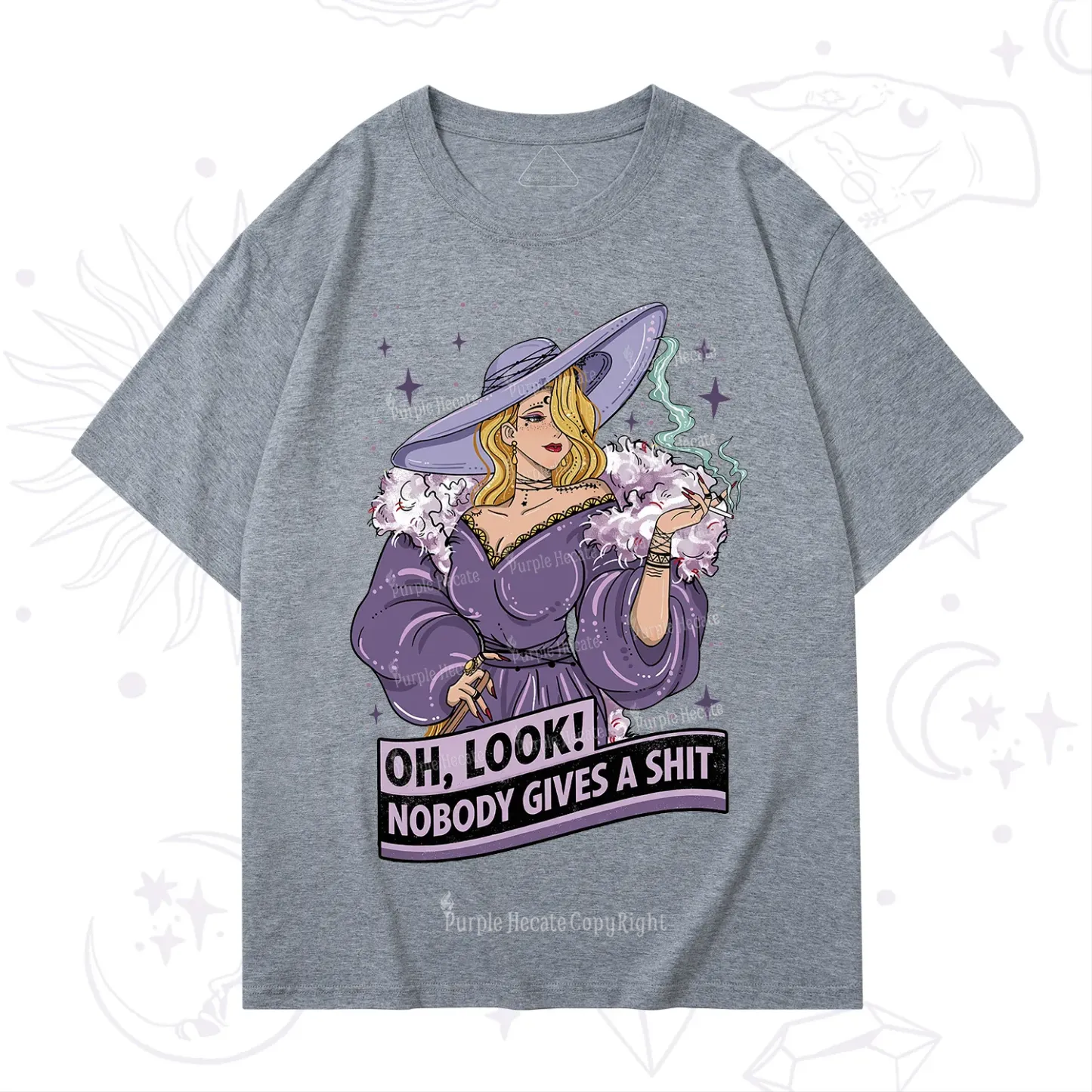 Purplehecate Oh Look Nobody Gives A Shit T-Shirt