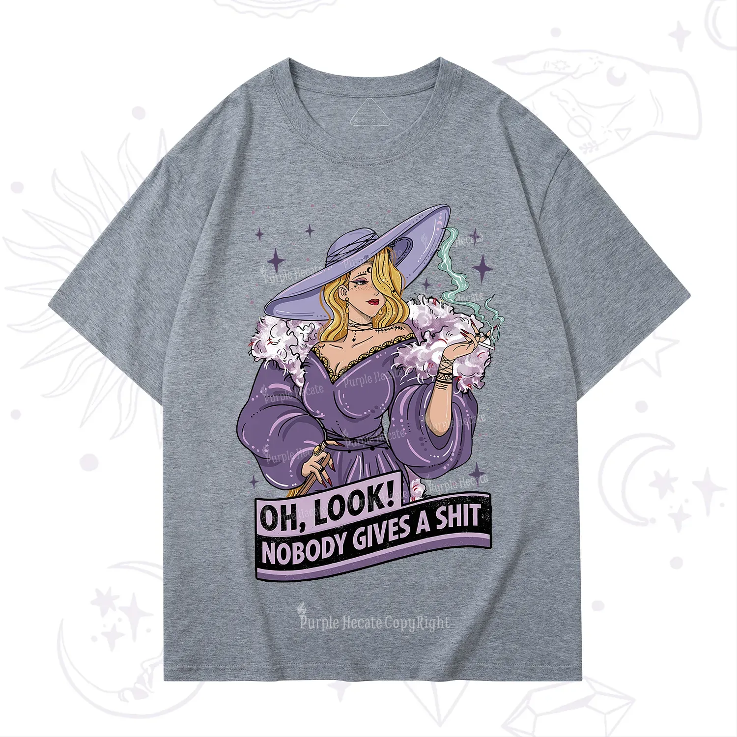 Purplehecate Oh Look Nobody Gives A Shit T-Shirt