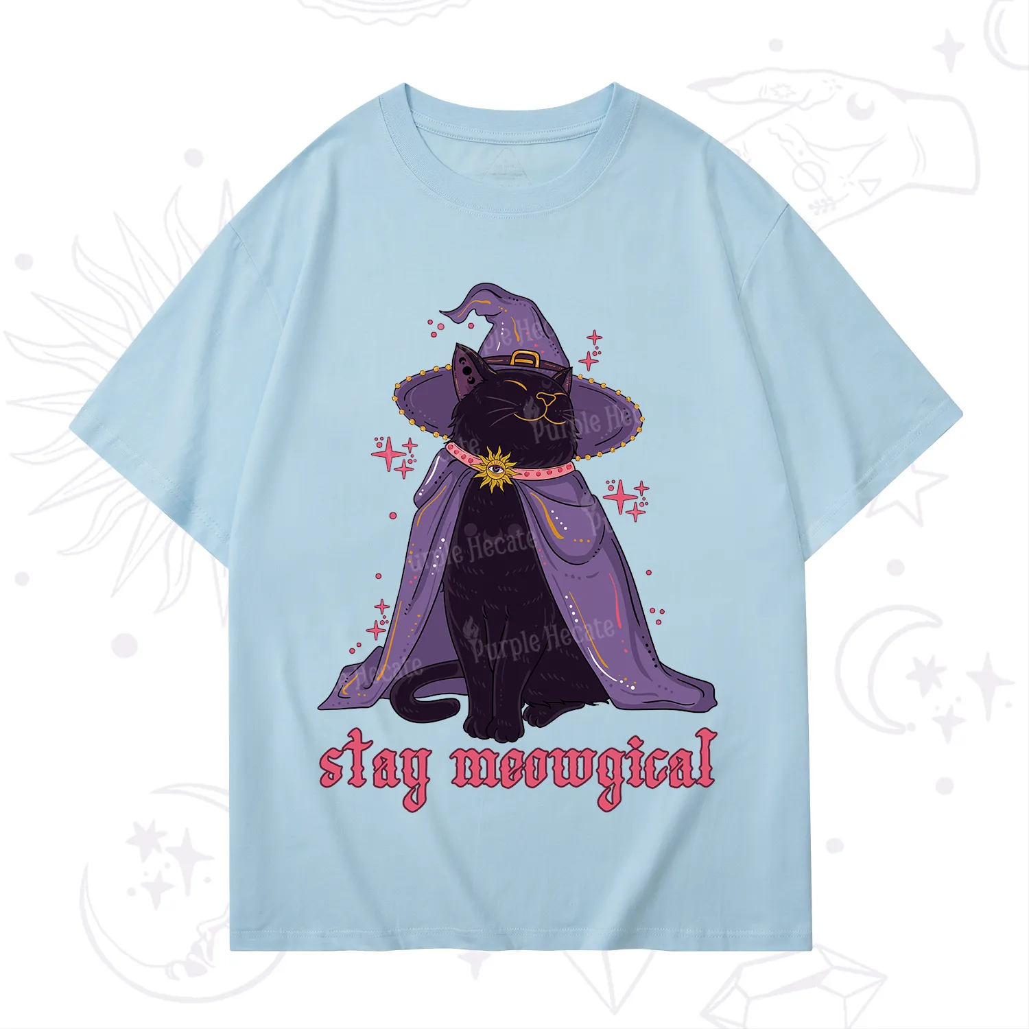 Purplehecate Stay Meowgical Cat T-Shirt