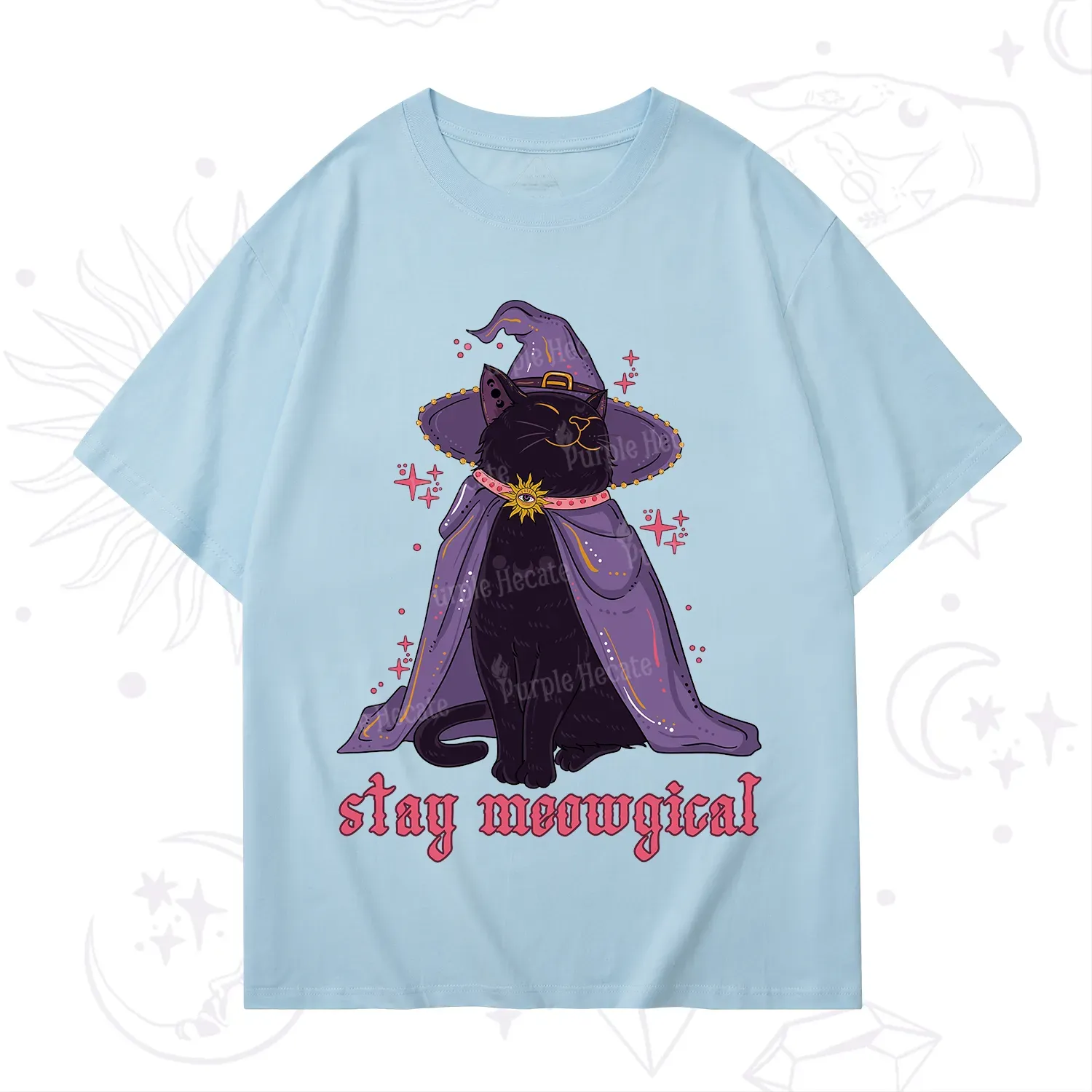 Purplehecate Stay Meowgical Cat T-Shirt