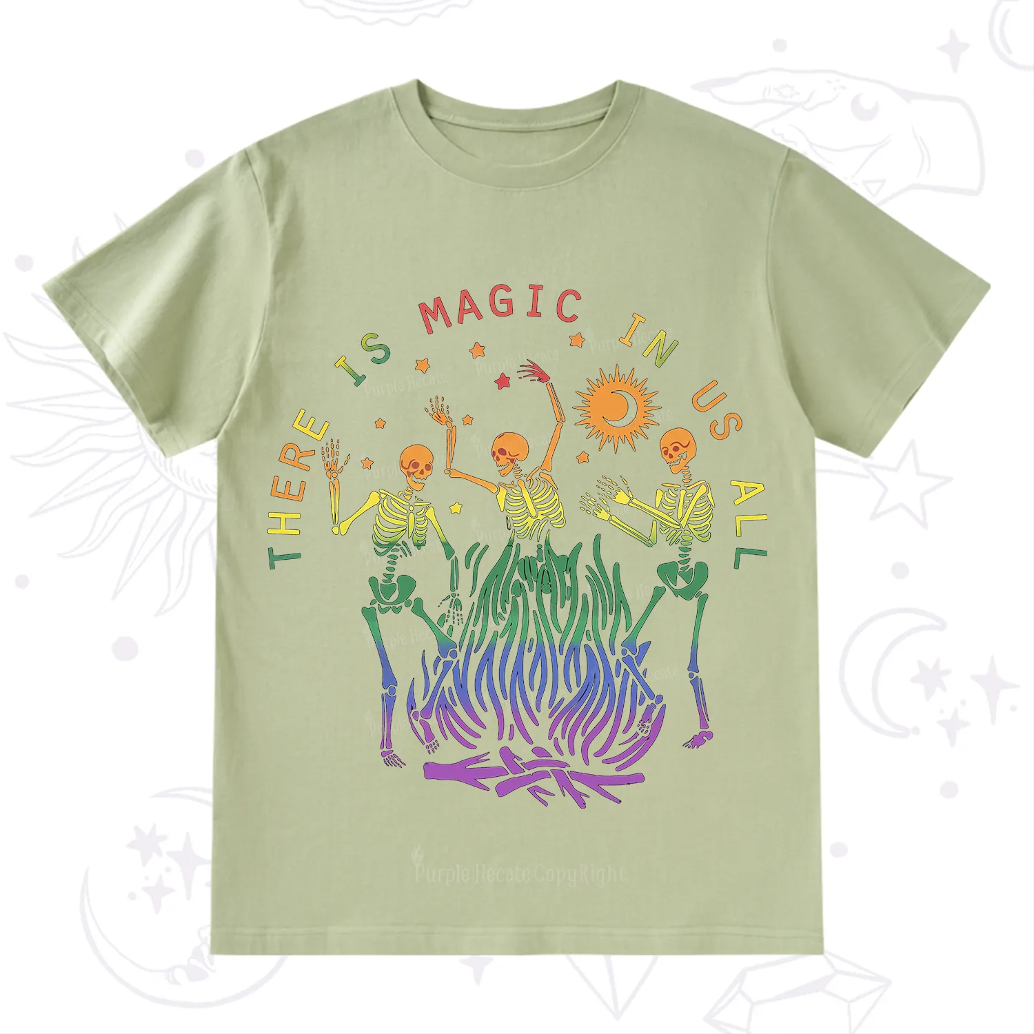 Purplehecate Pride Outfit There is Magic in Us All Back T-Shirt