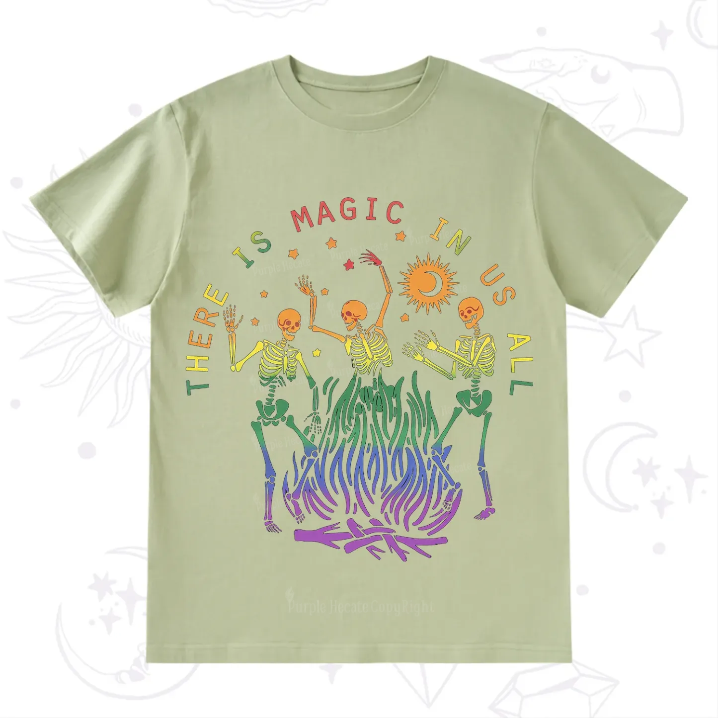 Purplehecate Pride Outfit There is Magic in Us All Back T-Shirt
