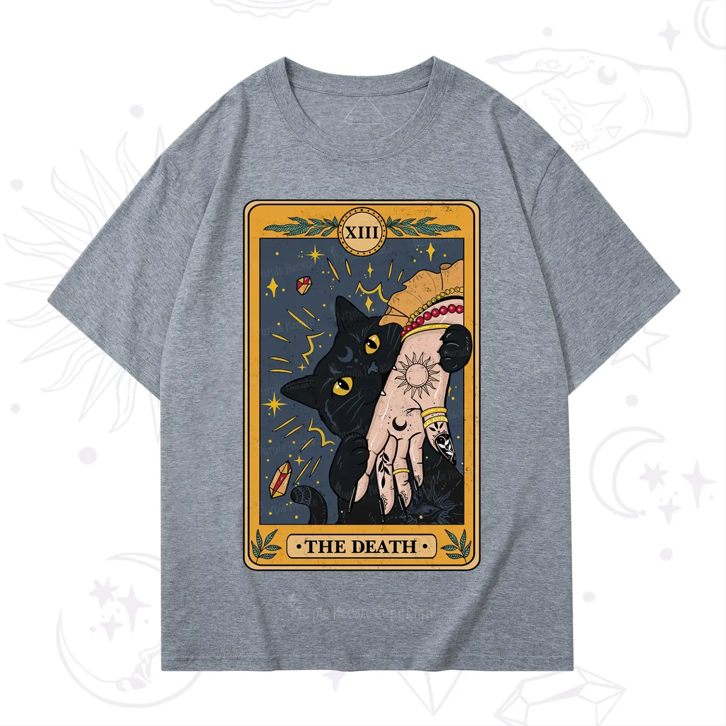 Purplehecate The Death Tarot Card T-Shirt