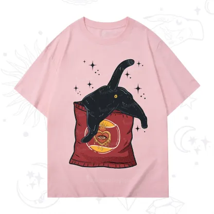 Purplehecate Curious Witch Cat T-Shirt