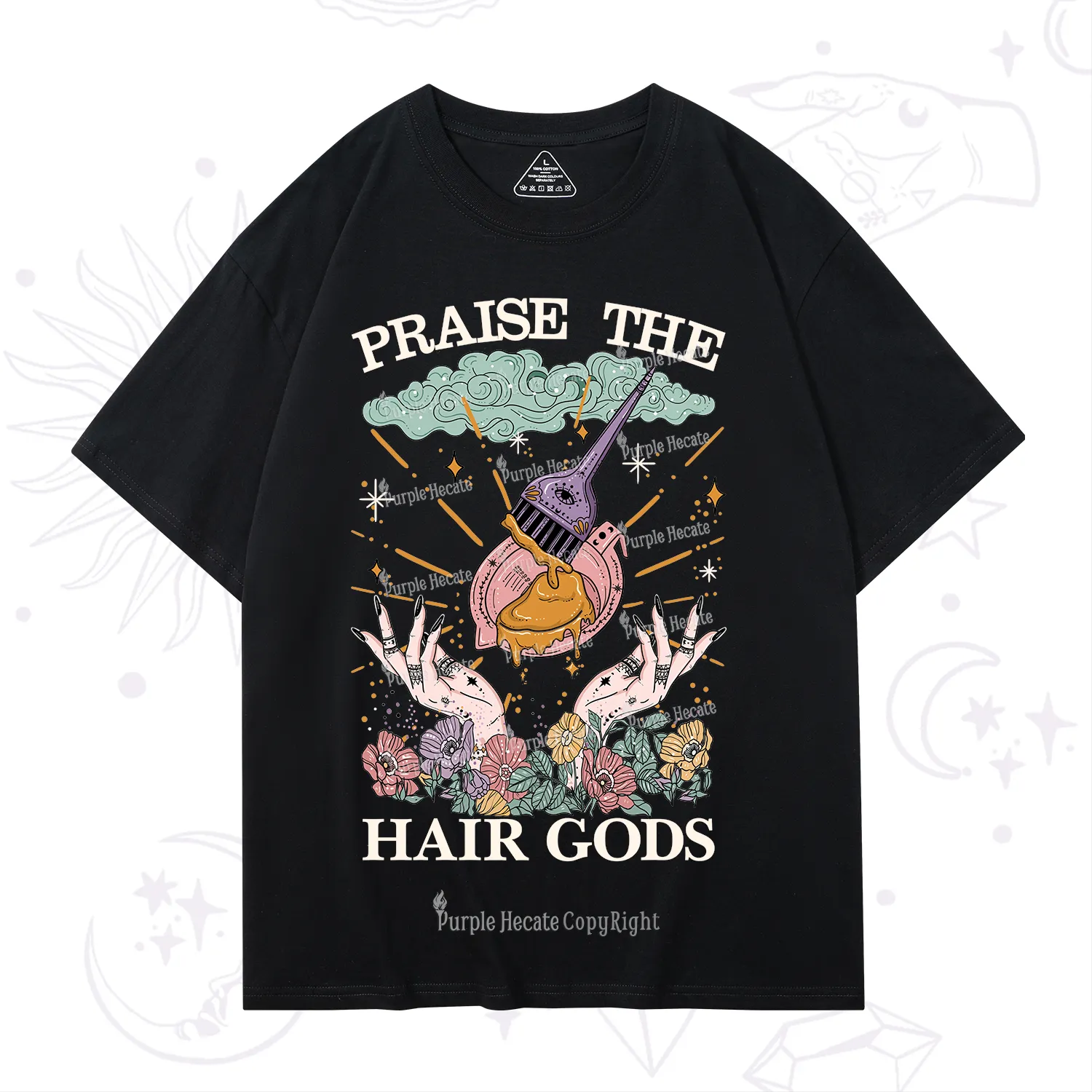 Purplehecate Praise The Hair Gods T-Shirt