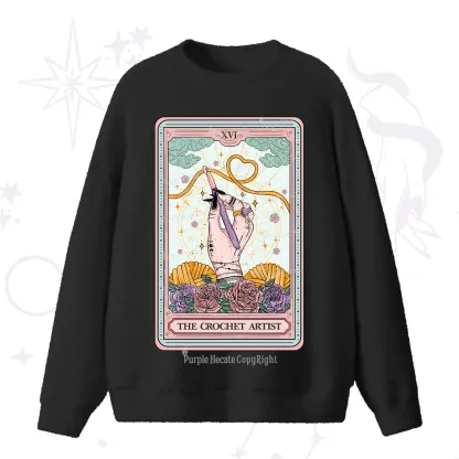 Purplehecate The Crochet Artist Tarot Card Fuzzy Ugly Sweater