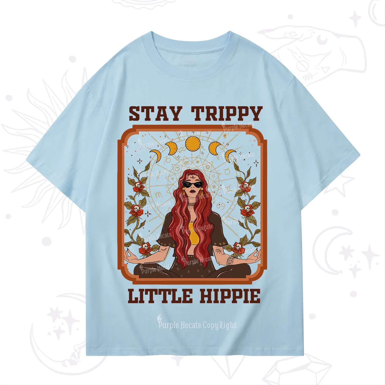 Purplehecate Stay Trippy Little Witchy Hippie T-Shirt