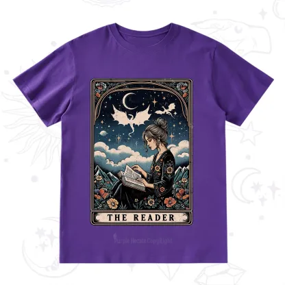 Purplehecate The Reader Tarot Mystic Night T-Shirt