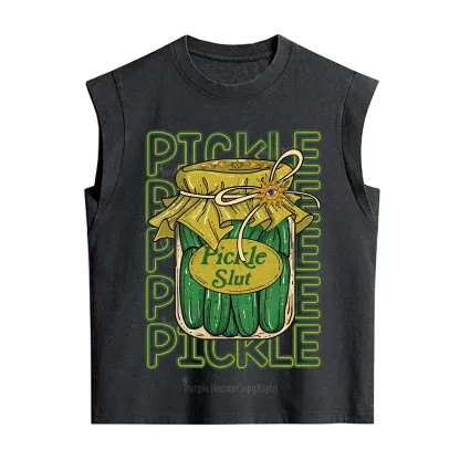 Purplehecate Pickle Slut Vintage Washed Tank