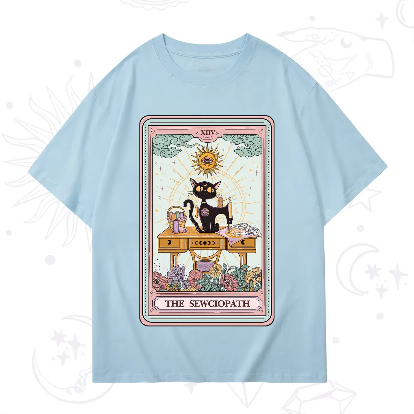 Purplehecate The Sewciopath Tarot Card T-Shirt