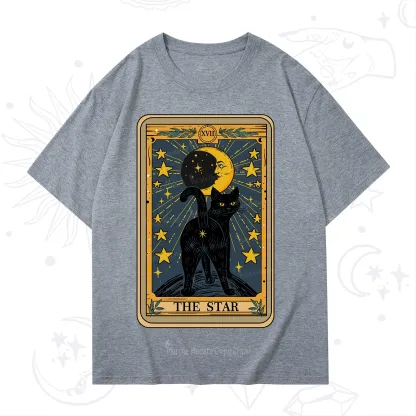 Purplehecate The Star Tarot Cat T-Shirt