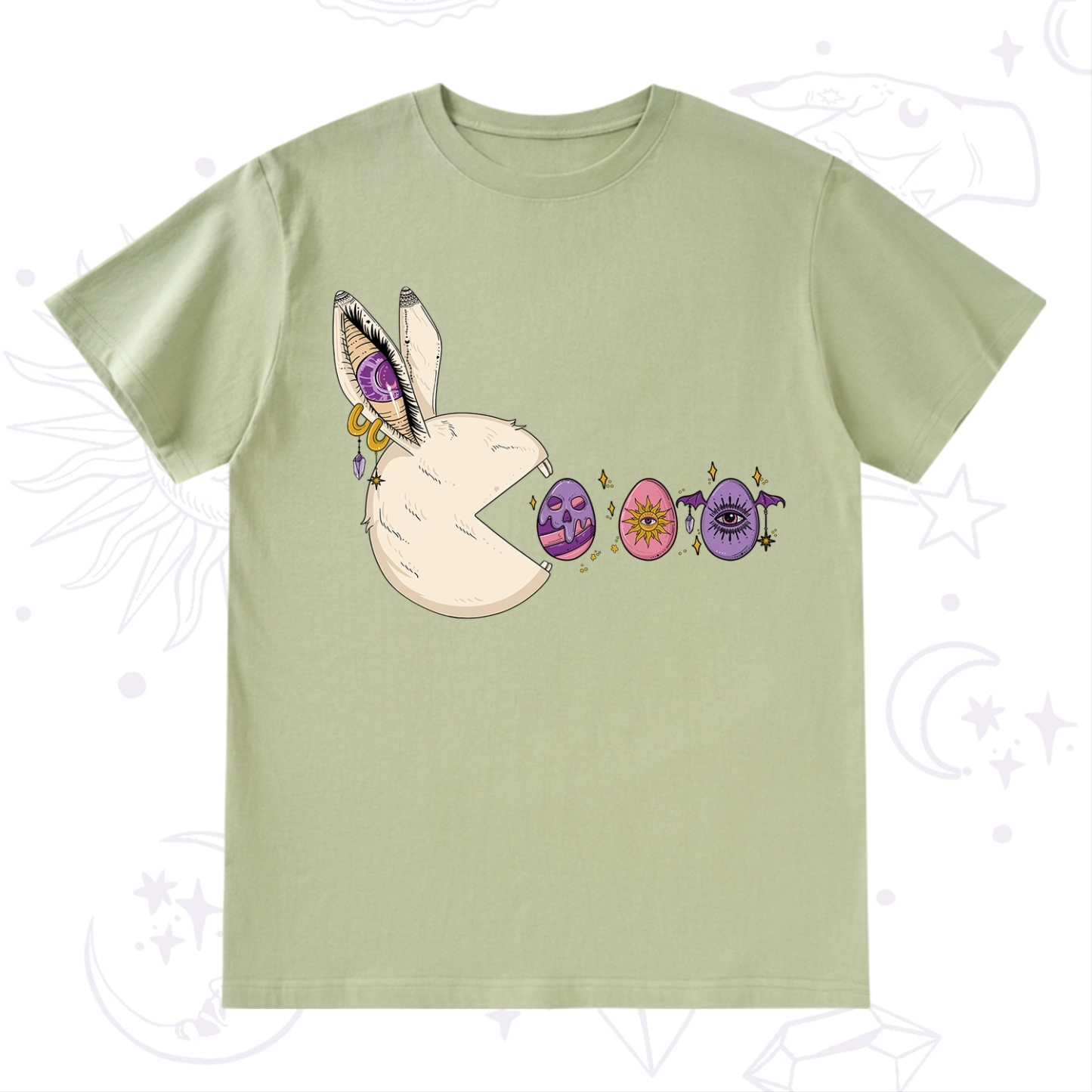Purplehecate Egg Hunter Bunny Easter T-Shirt