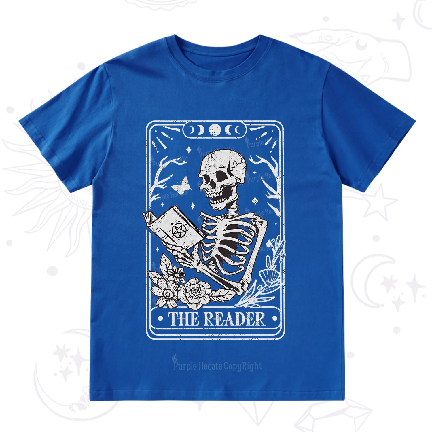 Purplehecate The Reader Tarot Card T-Shirt