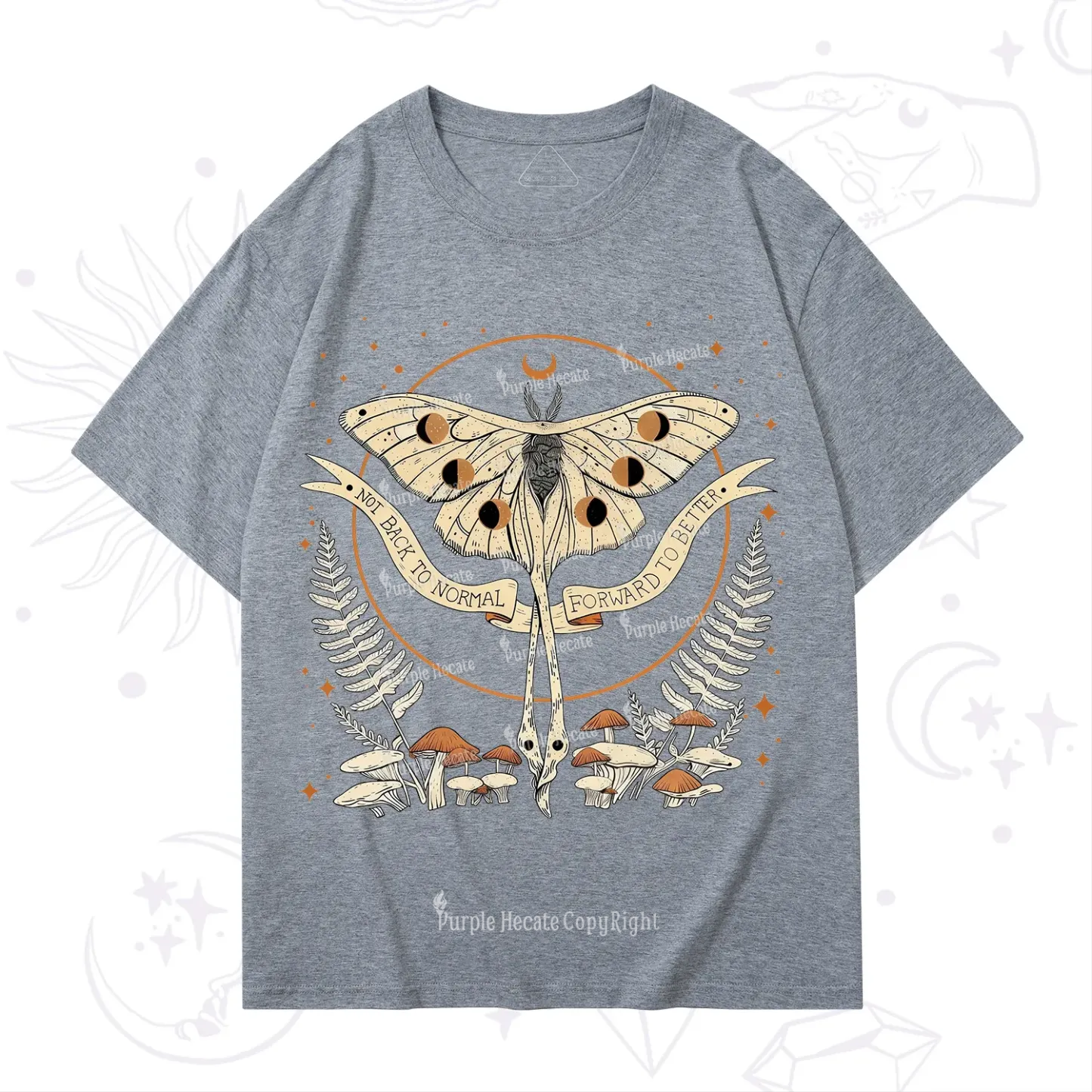 Purplehecate Celestial Moth T-Shirt
