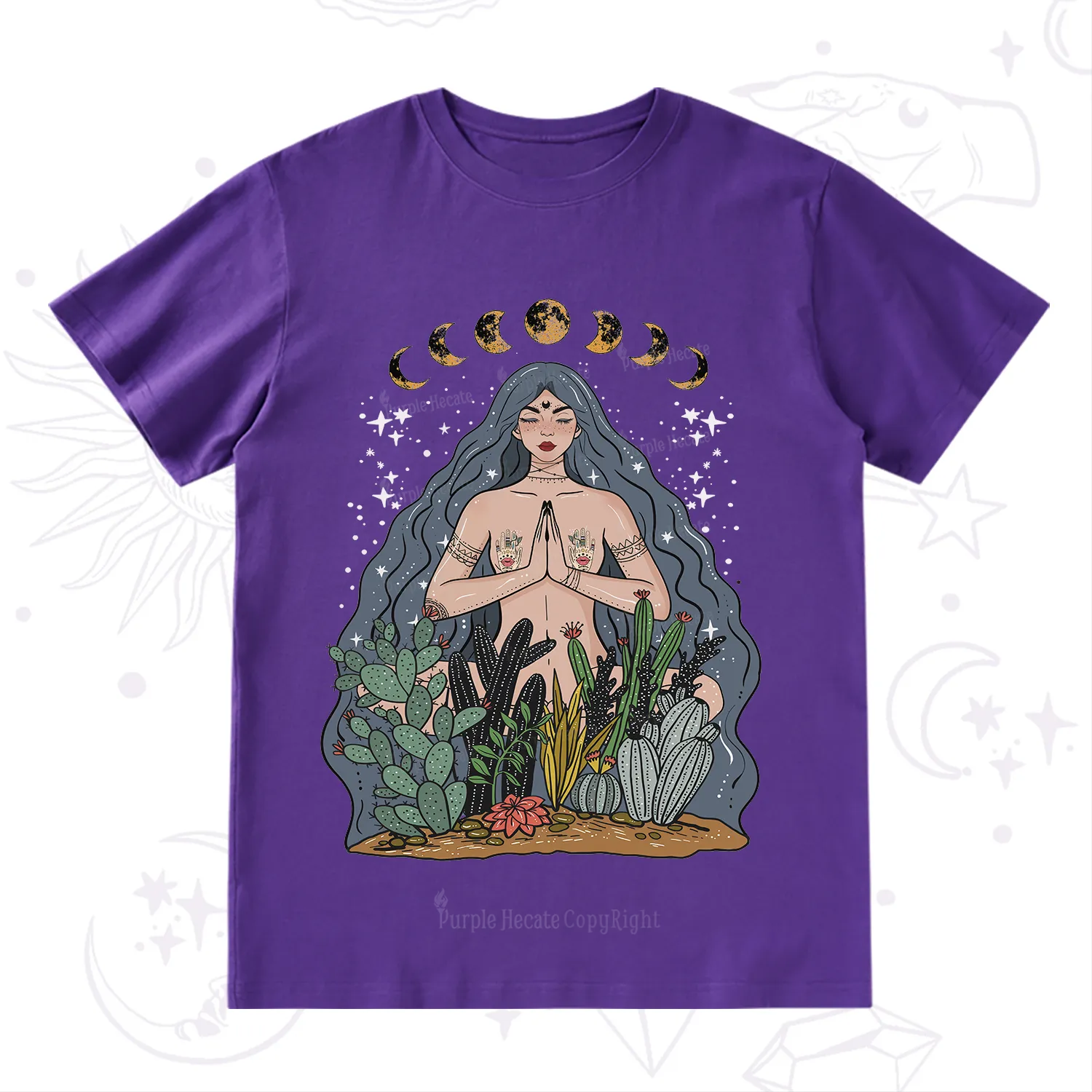 Purplehecate Goddess of Growth T-Shirt