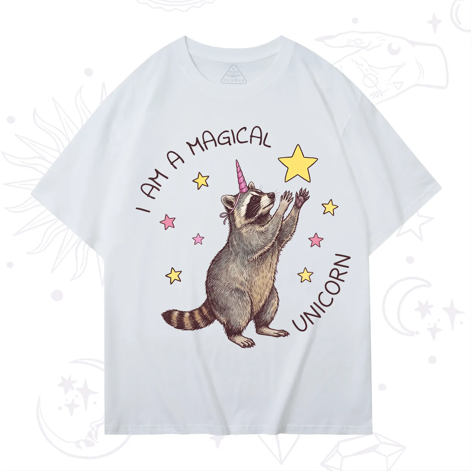 Purplehecate I Am A Magical Unicorn Raccoon T-Shirt
