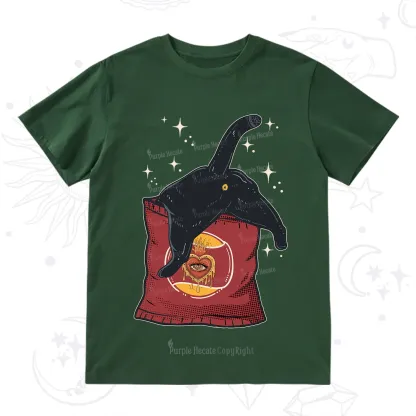Purplehecate Curious Witch Cat T-Shirt