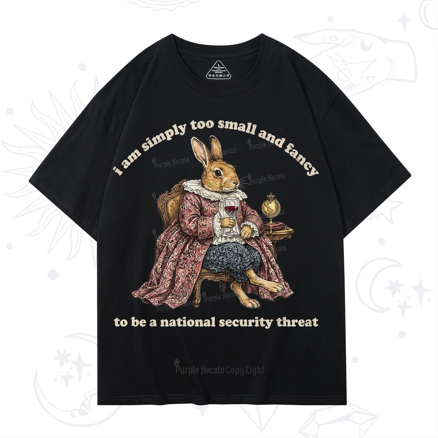 Purplehecate Too Small and Fancy T-Shirt