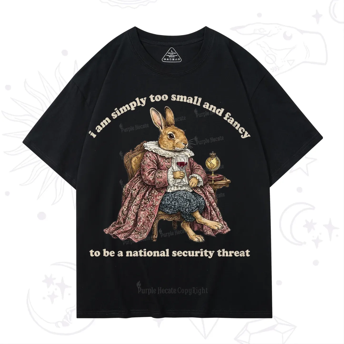 Purplehecate Too Small and Fancy T-Shirt