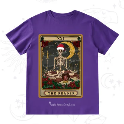 Purplehecate The Reader Tarot Christmas T-Shirt